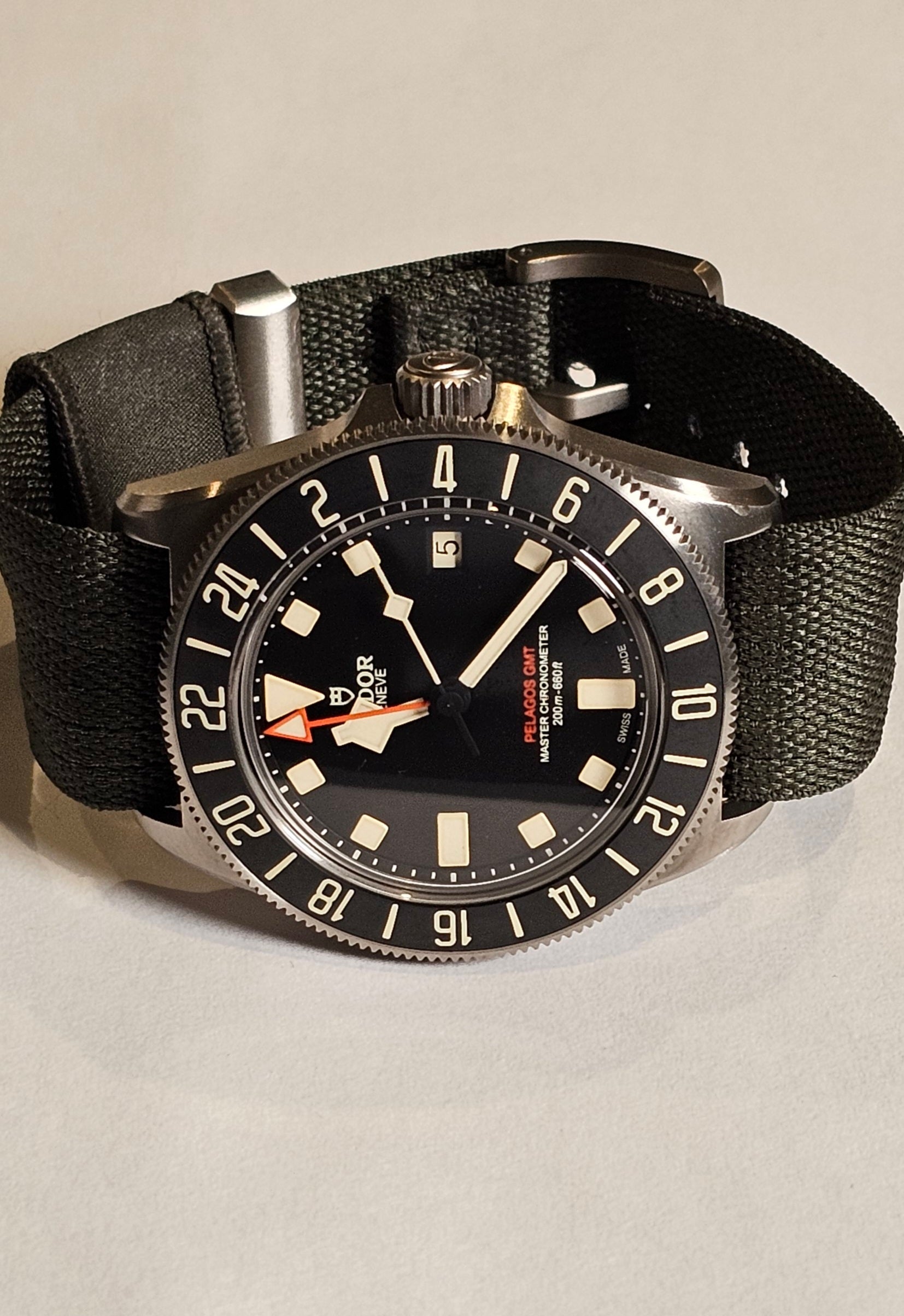 **SOLD**Tudor Pelagos FXD GMT Reference #2542G257NU — Box & Papers