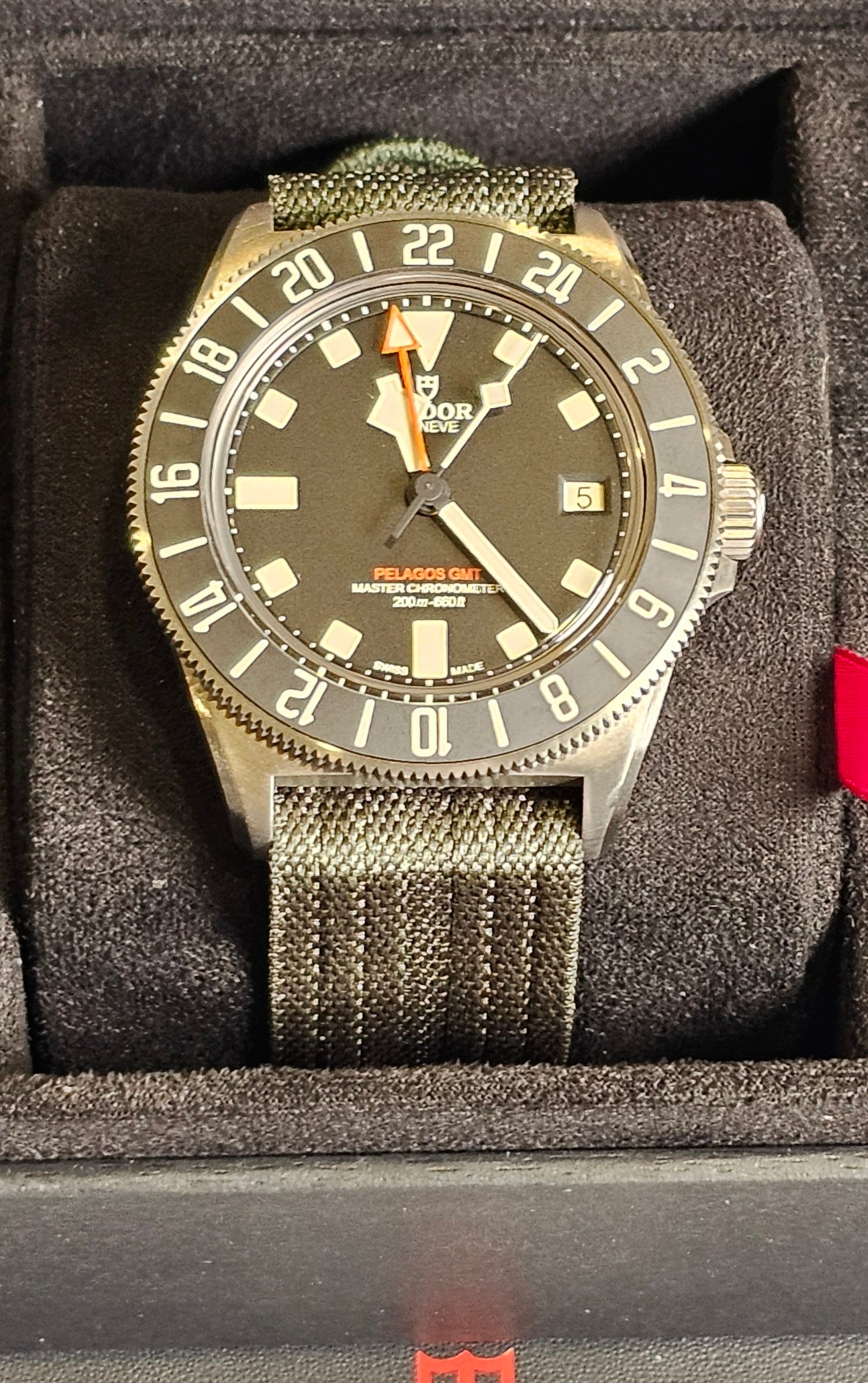 **SOLD**Tudor Pelagos FXD GMT Reference #2542G257NU — Box & Papers