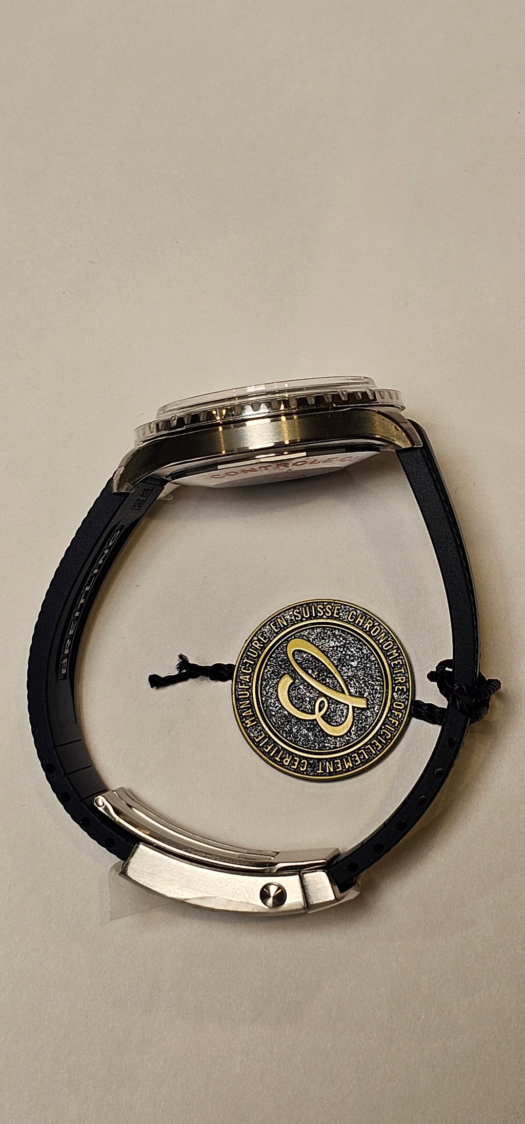 ***SOLD***Breitling Superocean 44 Reference #A17376 — Rubber Strap, Box & Papers