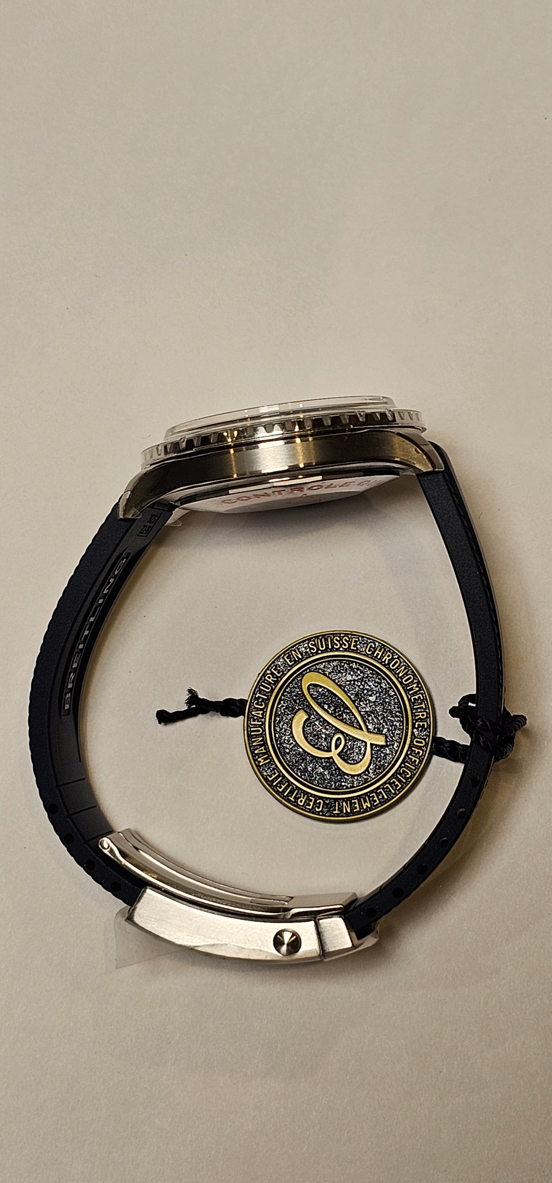 ***SOLD***Breitling Superocean 44 Reference #A17376 — Rubber Strap, Box & Papers