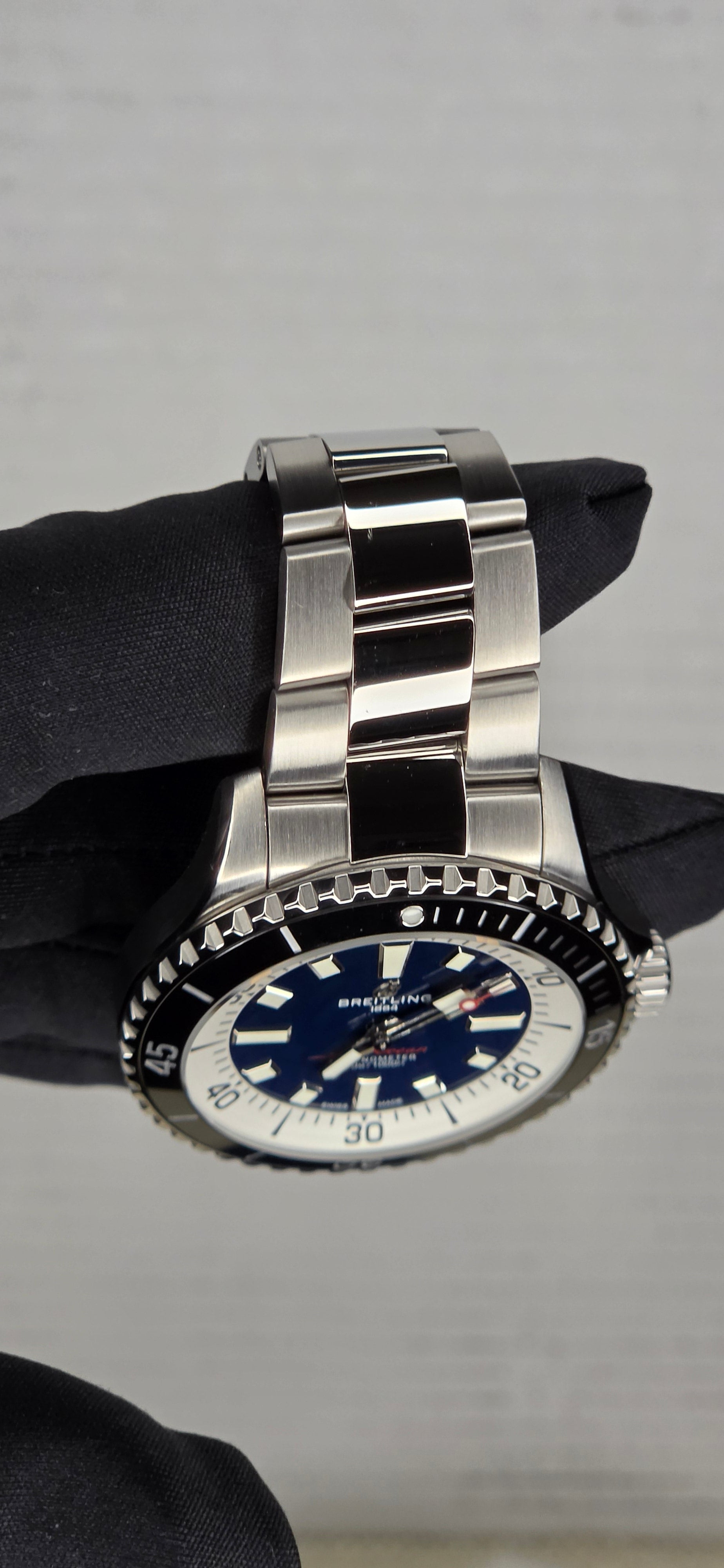 **SOLD*****Breitling Superocean 44 Reference #A17376211B1A1 — Blue Dial, Box Only