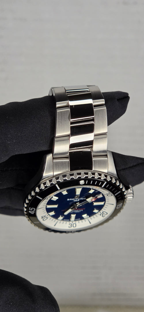 **SOLD*****Breitling Superocean 44 Reference #A17376211B1A1 — Blue Dial, Box Only