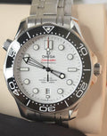 Omega Seamaster Diver 300M — Ref. 210.30.42.20.04.001, White Dial, Black Ceramic Bezel