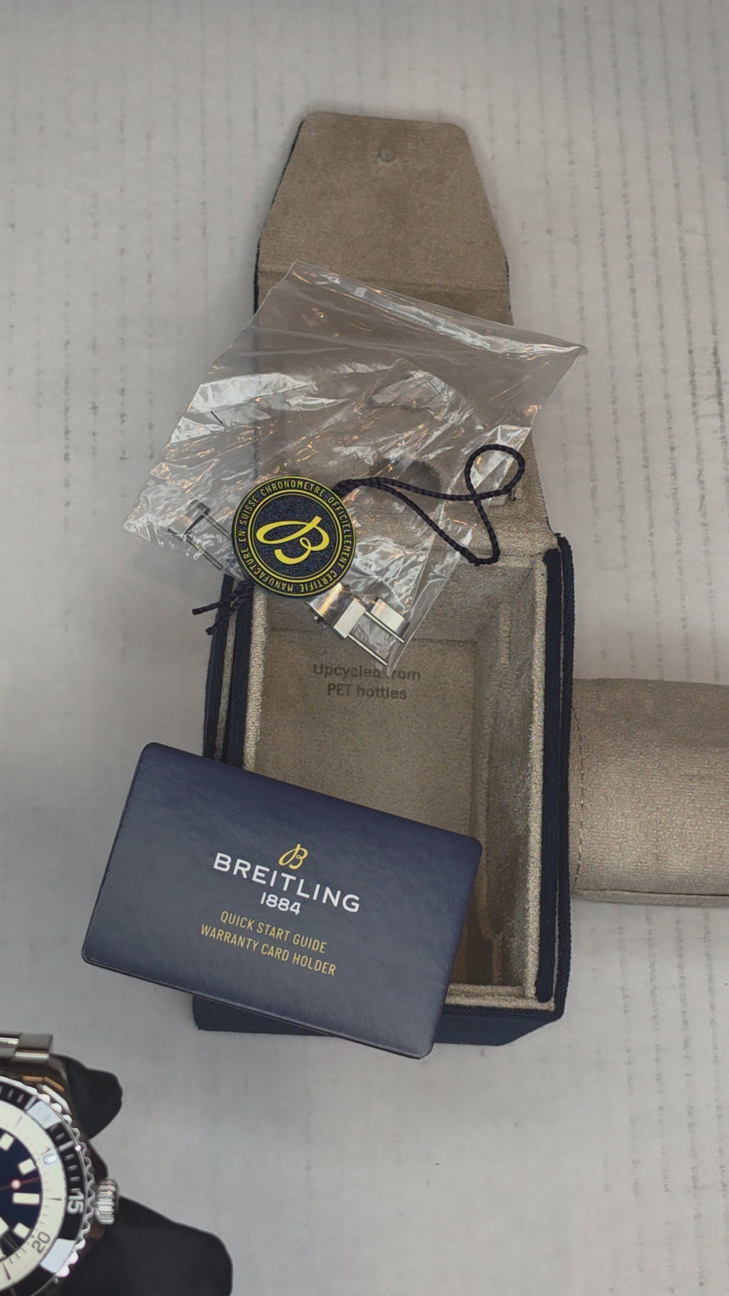 **SOLD*****Breitling Superocean 44 Reference #A17376211B1A1 — Blue Dial, Box Only