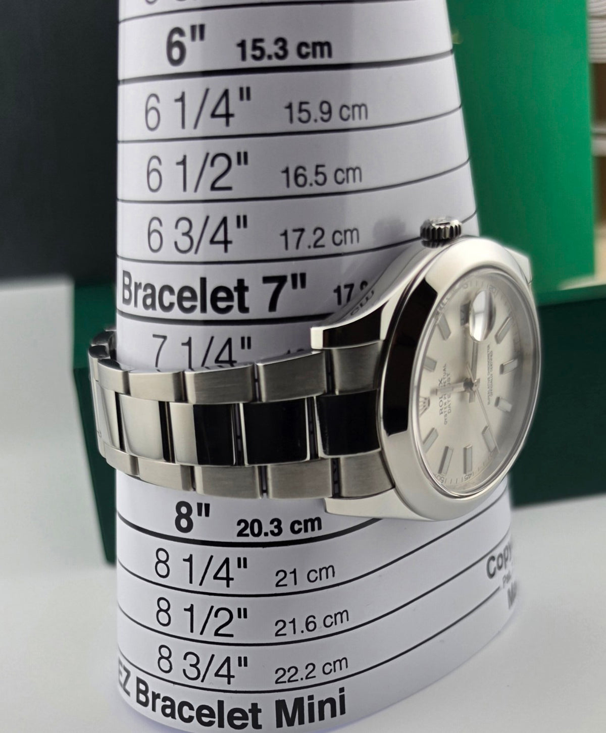 Rolex Datejust 116300 Oyster bracelet size