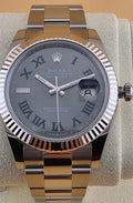 Rolex Datejust 41 126334 Wimbledon dial front view