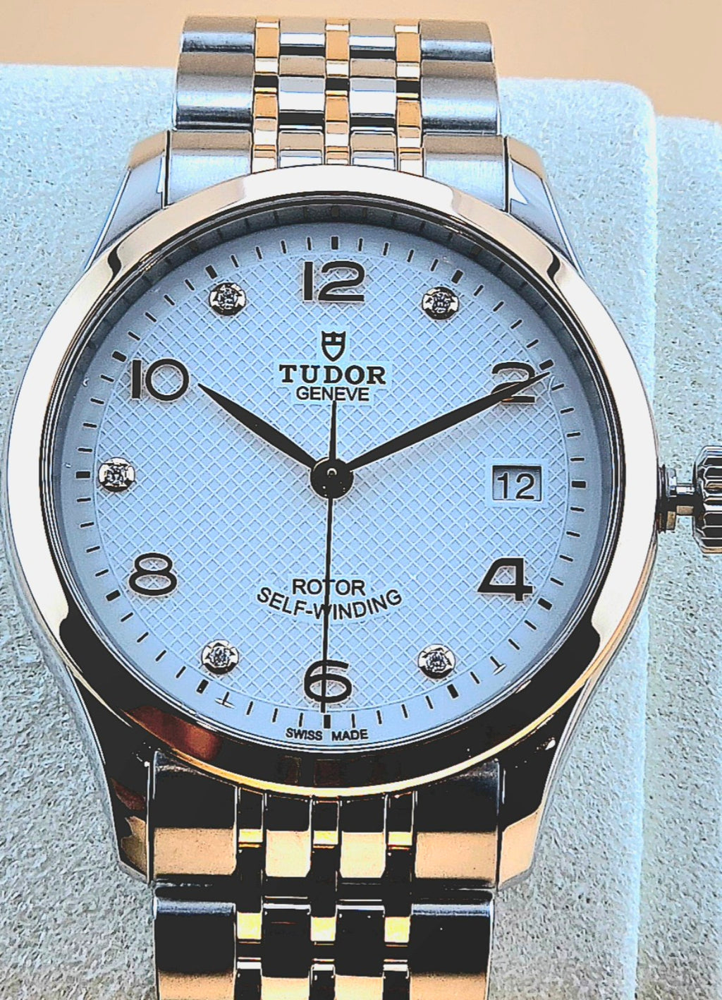 Tudor 1926 Ref. 91451 silver dial and two-tone bracelet